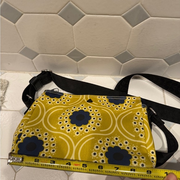 Orla Kiely Yellow and Blue Crossbody Bag - Picture 7 of 10